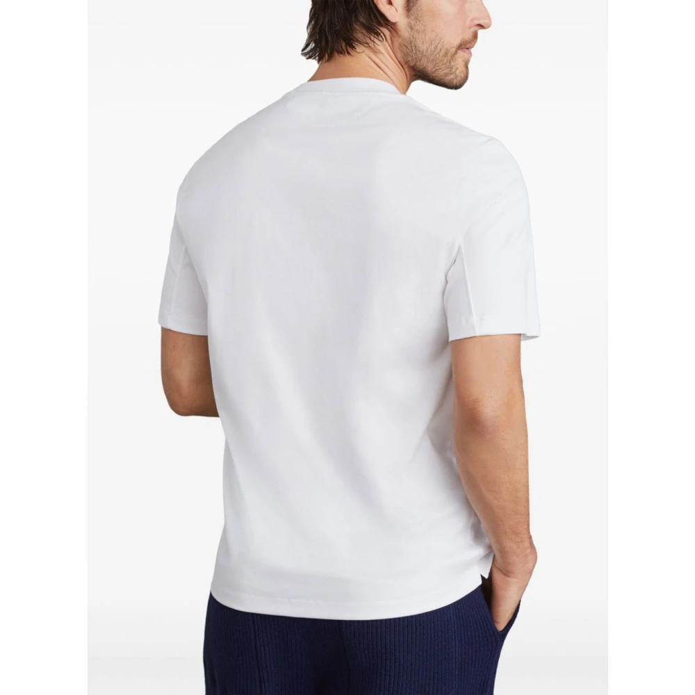 BRUNELLO CUCINELLI Stijlvolle T-shirts en Polos White Heren