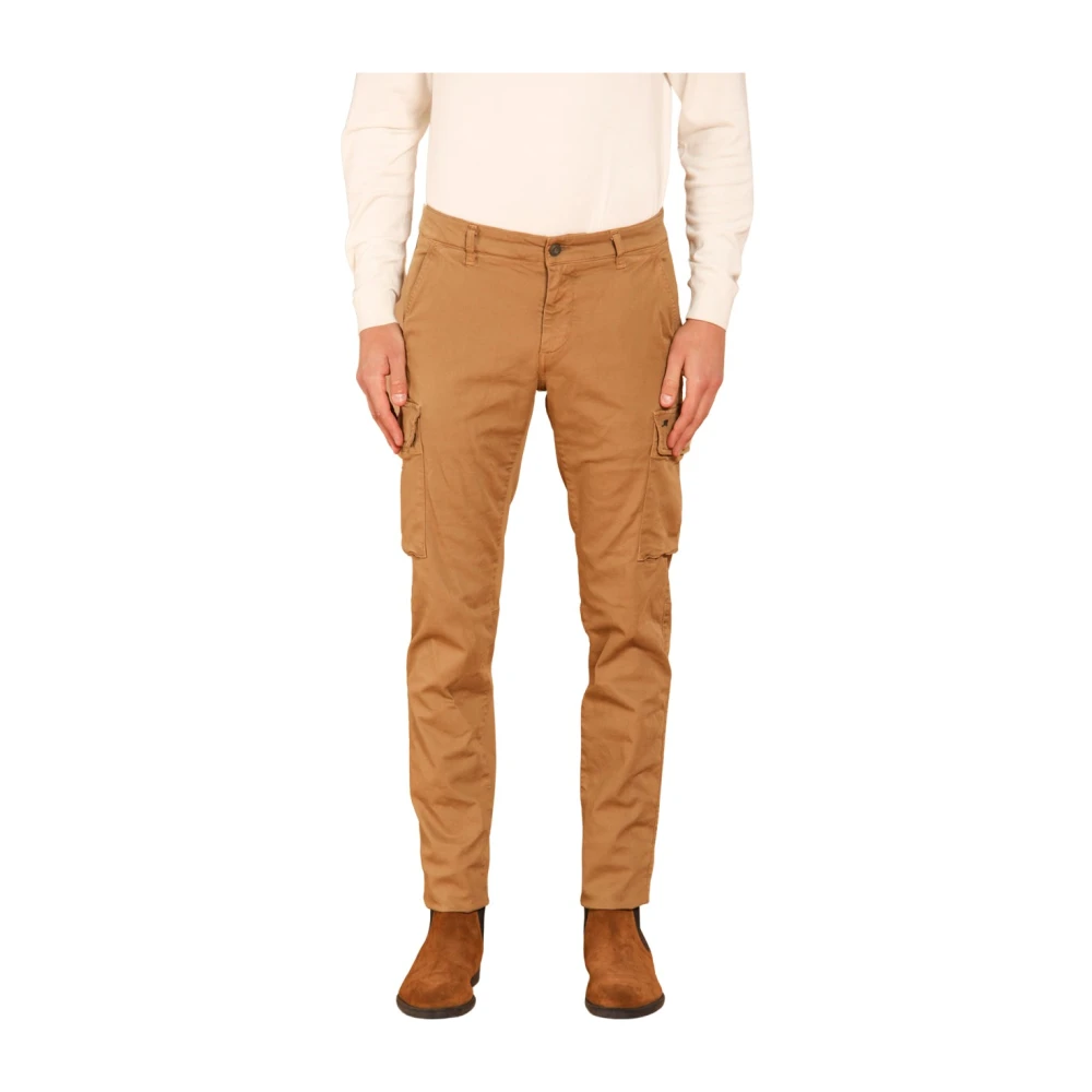 Mason's Extra Slim Fit Cargo Broek Brown Heren