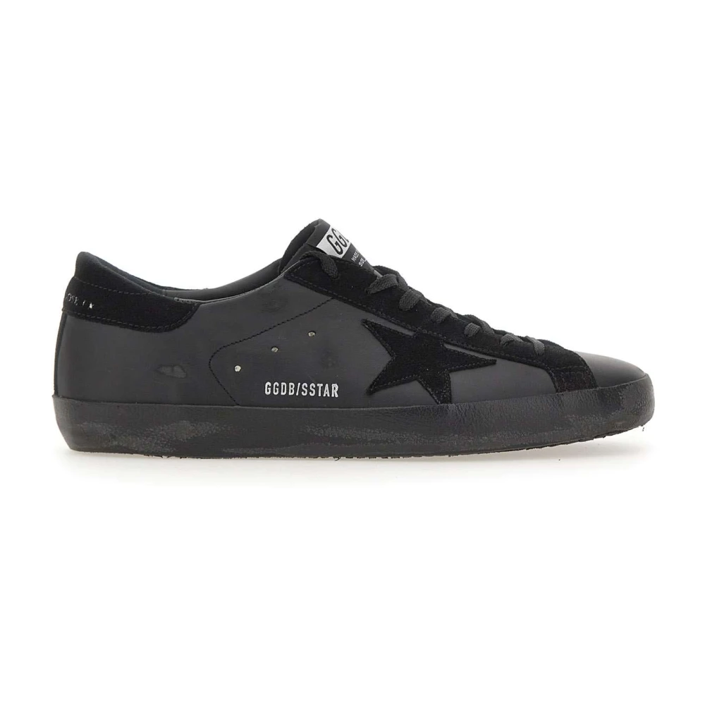 Golden Goose Men's Black Sneakers, 5 Uk, Super-Star