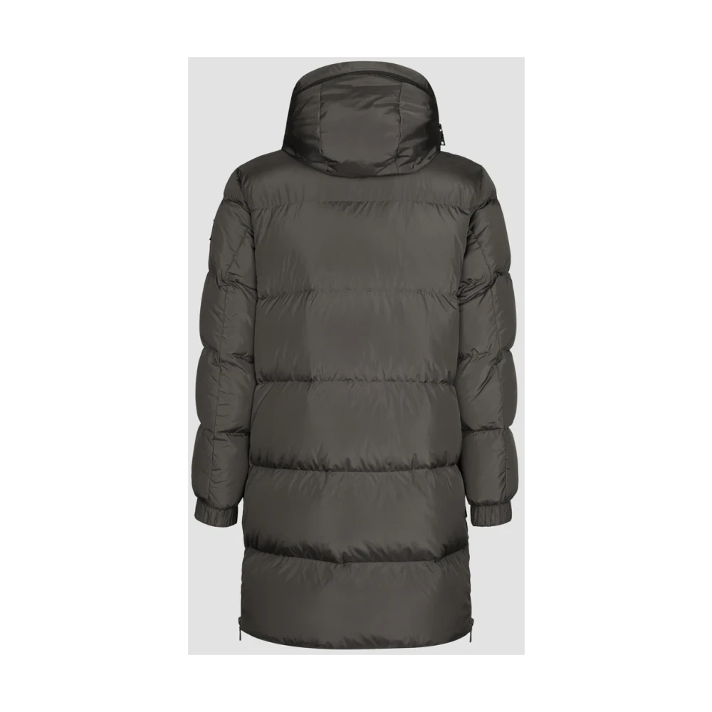 add Hoodie met Rits aan de Voorkant en Logodetails Gray Heren