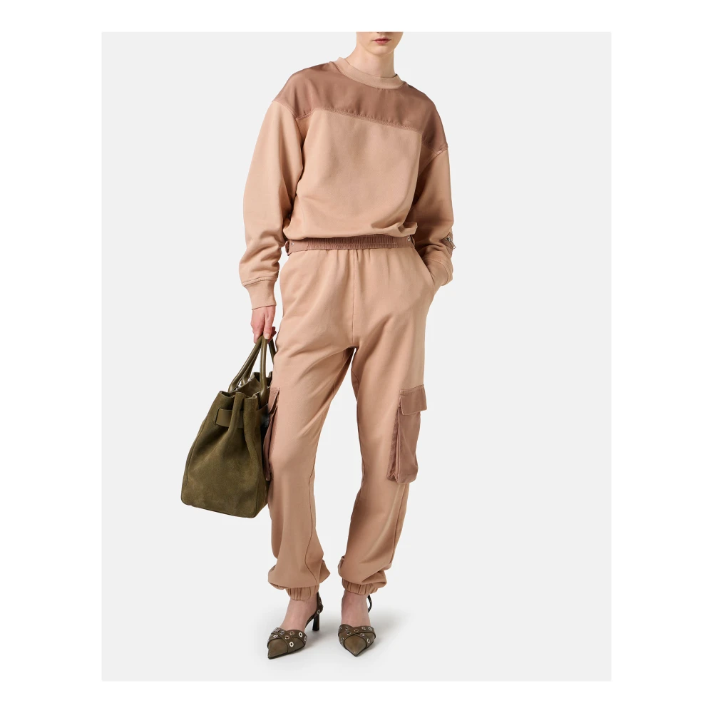 Iceberg Blush katoenen crewneck sweatshirt Pink Dames