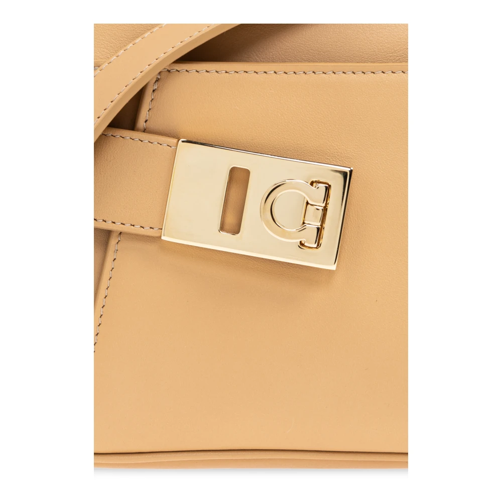 Salvatore Ferragamo Schoudertas Beige Dames
