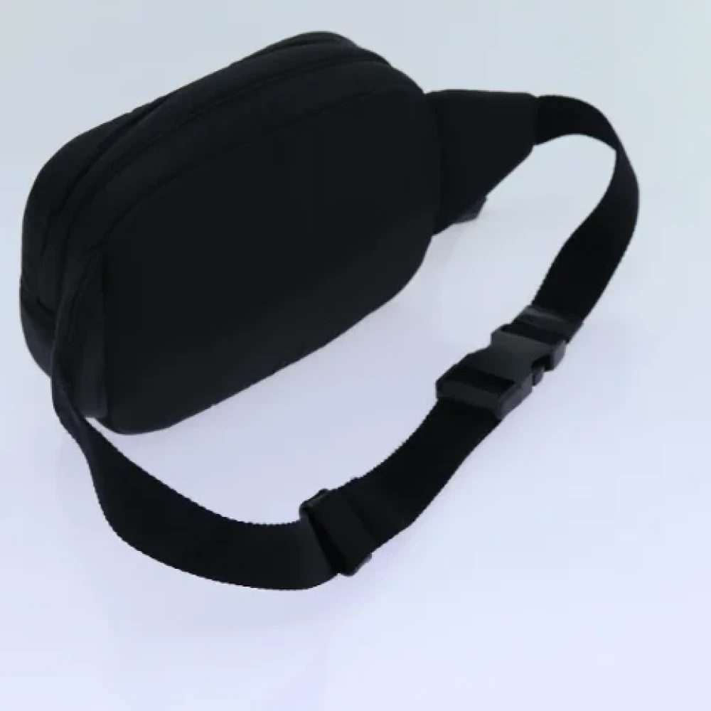 Prada Vintage Pre-owned Nylon crossbody-bags Black Dames