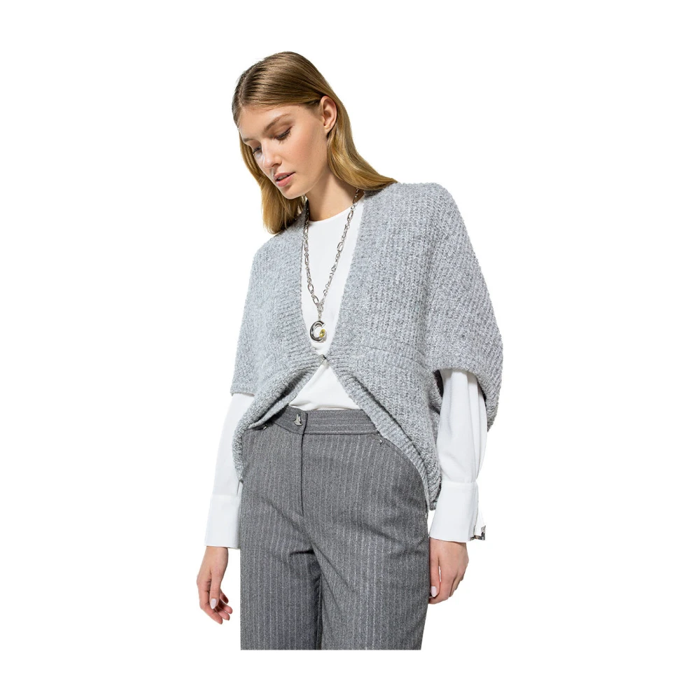 Caroline Biss Gezellige Bolero Vest Gray Dames
