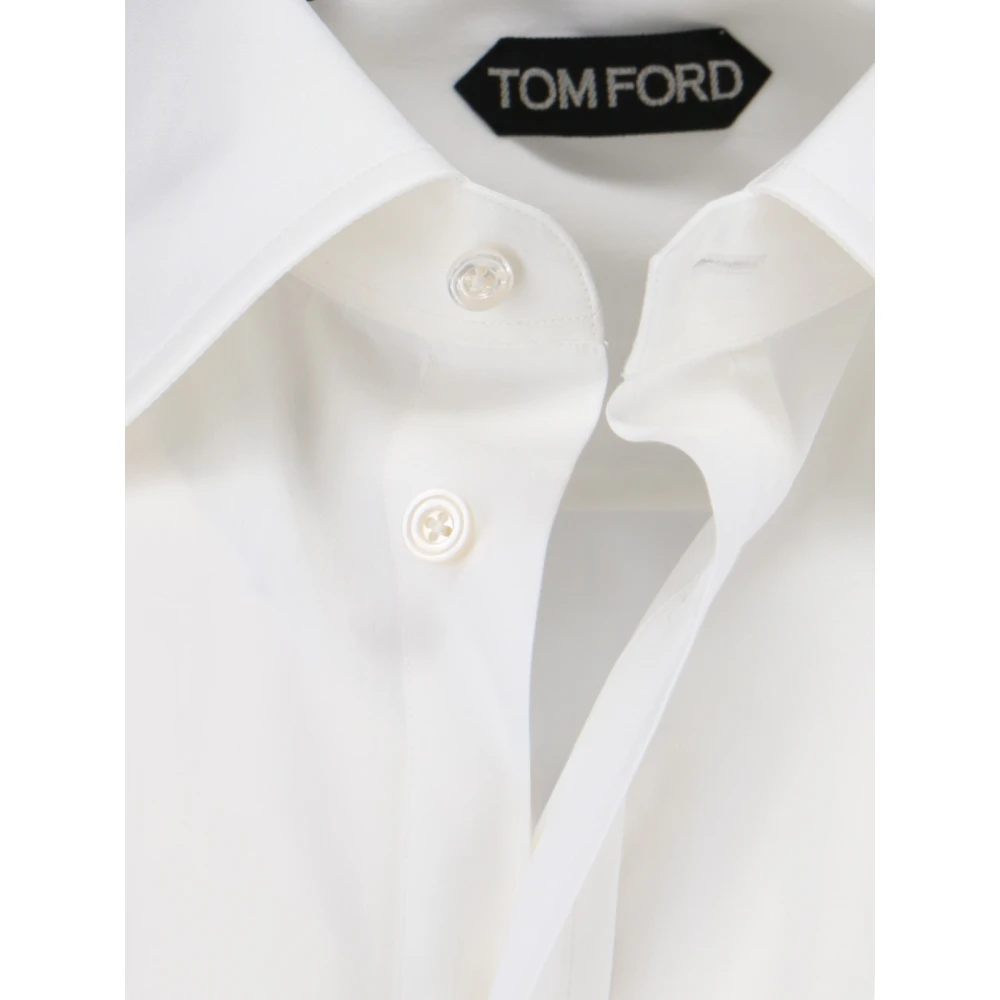 Tom Ford Klassieke Witte Overhemd White Heren