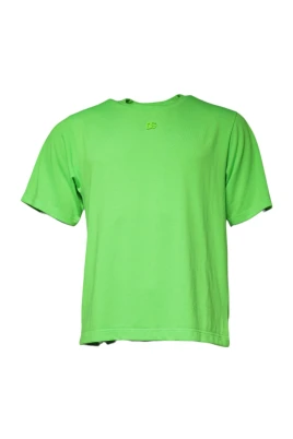 Grön Logo Rund Hals T-shirt