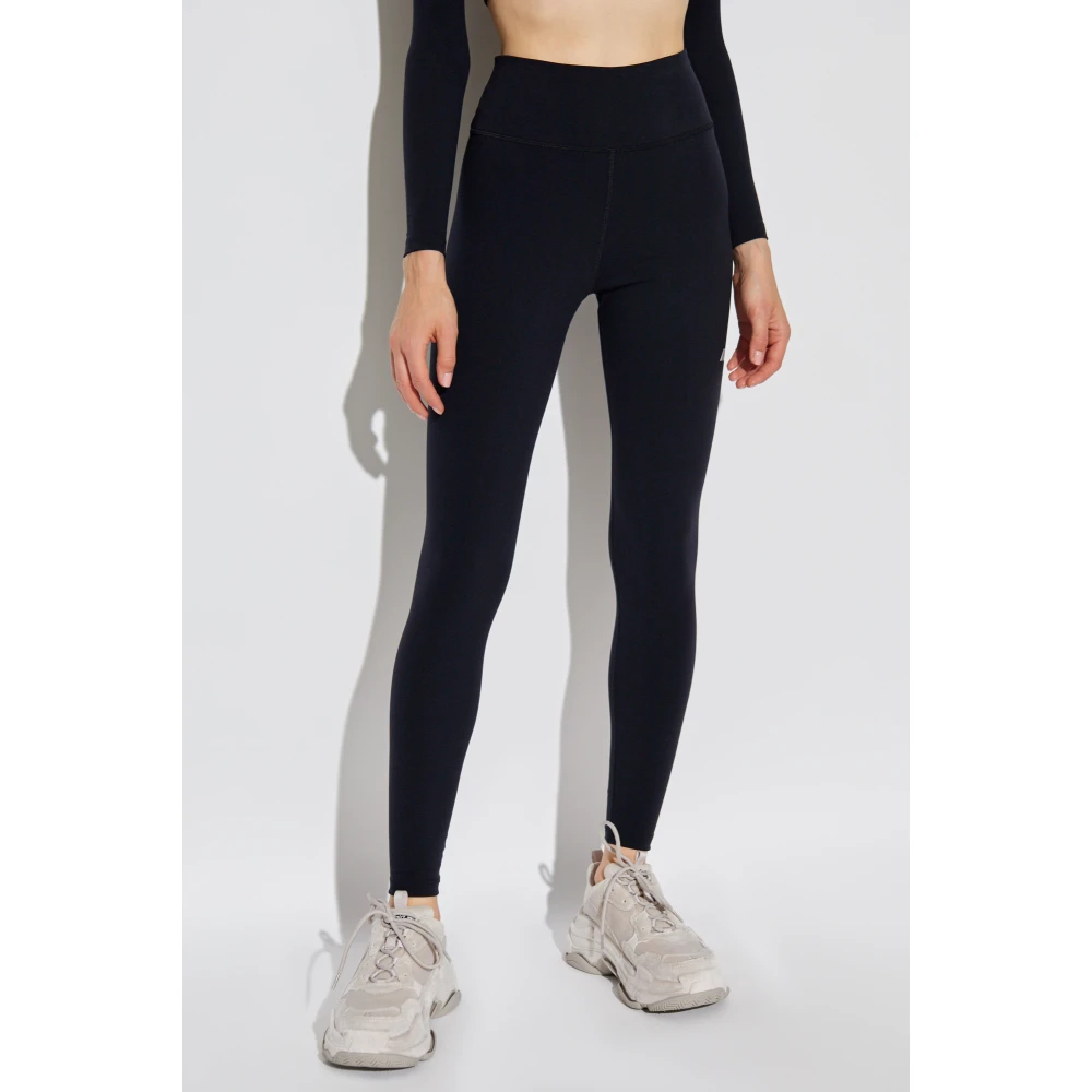 Balenciaga Sportleggings met logo Black Dames