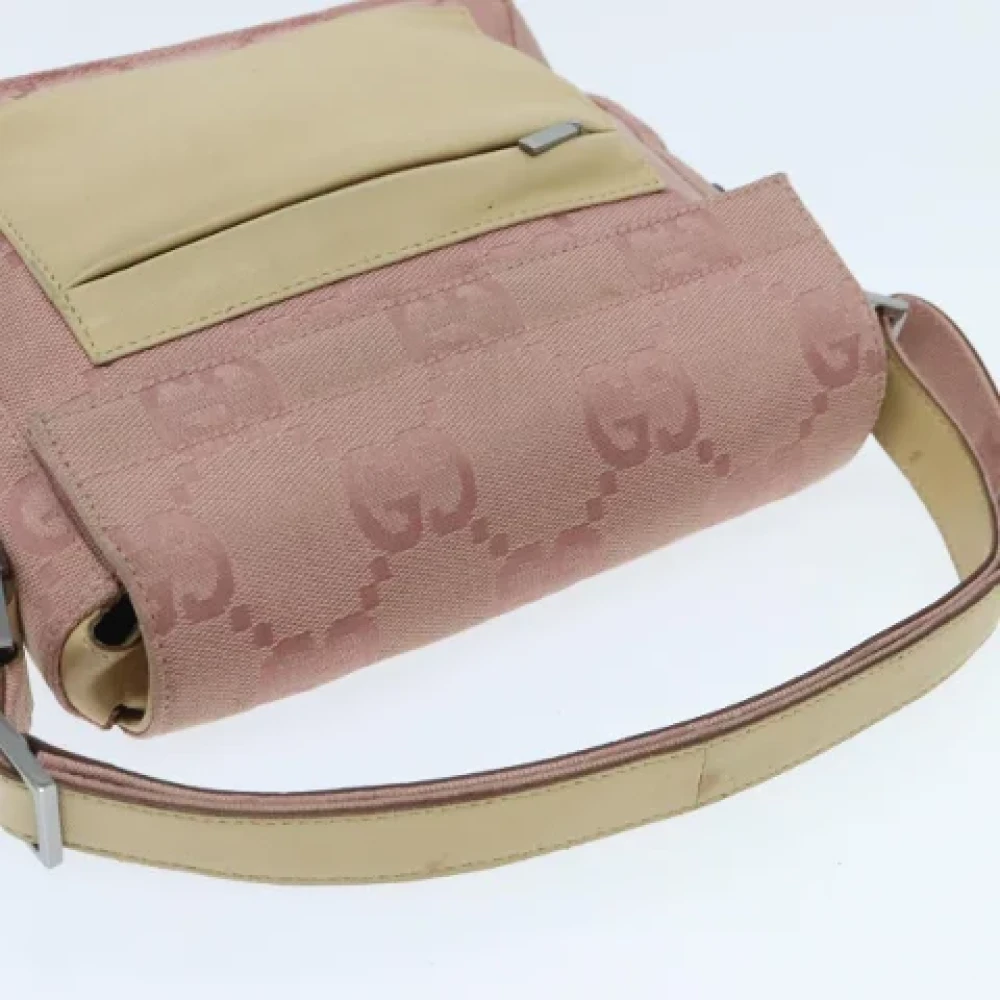 Gucci Vintage Pre-owned Canvas gucci-bags Pink Dames