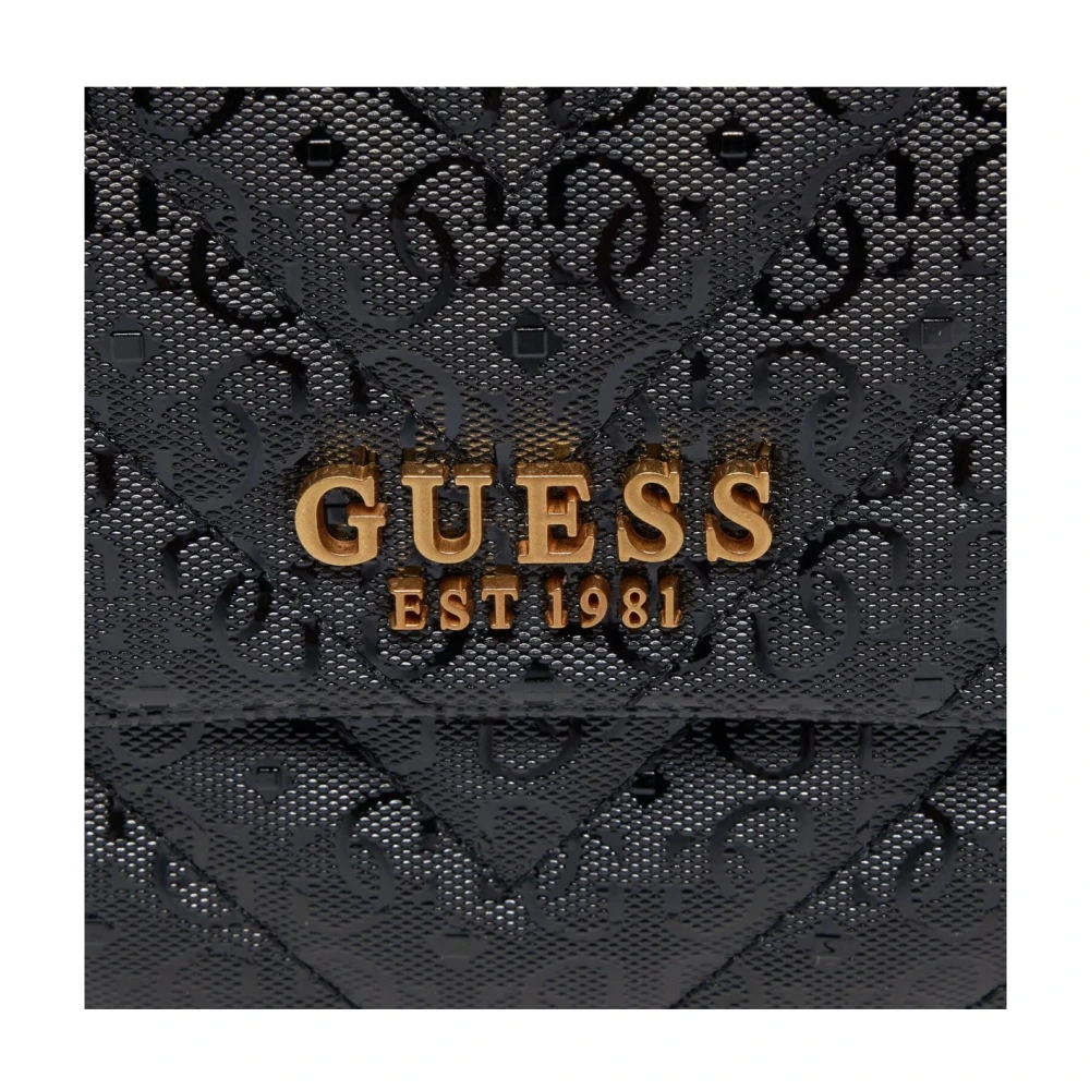 Guess Logo 4G Jania Schoudertas Black Dames