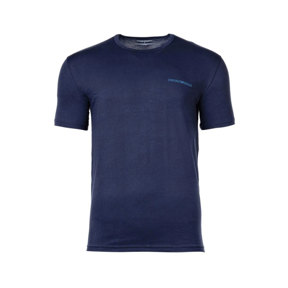 Emporio Armani Bicolor katoenen T-shirt herenondergoed Multicolor Heren