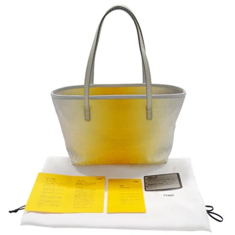 Fendi Vintage Pre-owned Nylon fendi-bags Yellow Dames