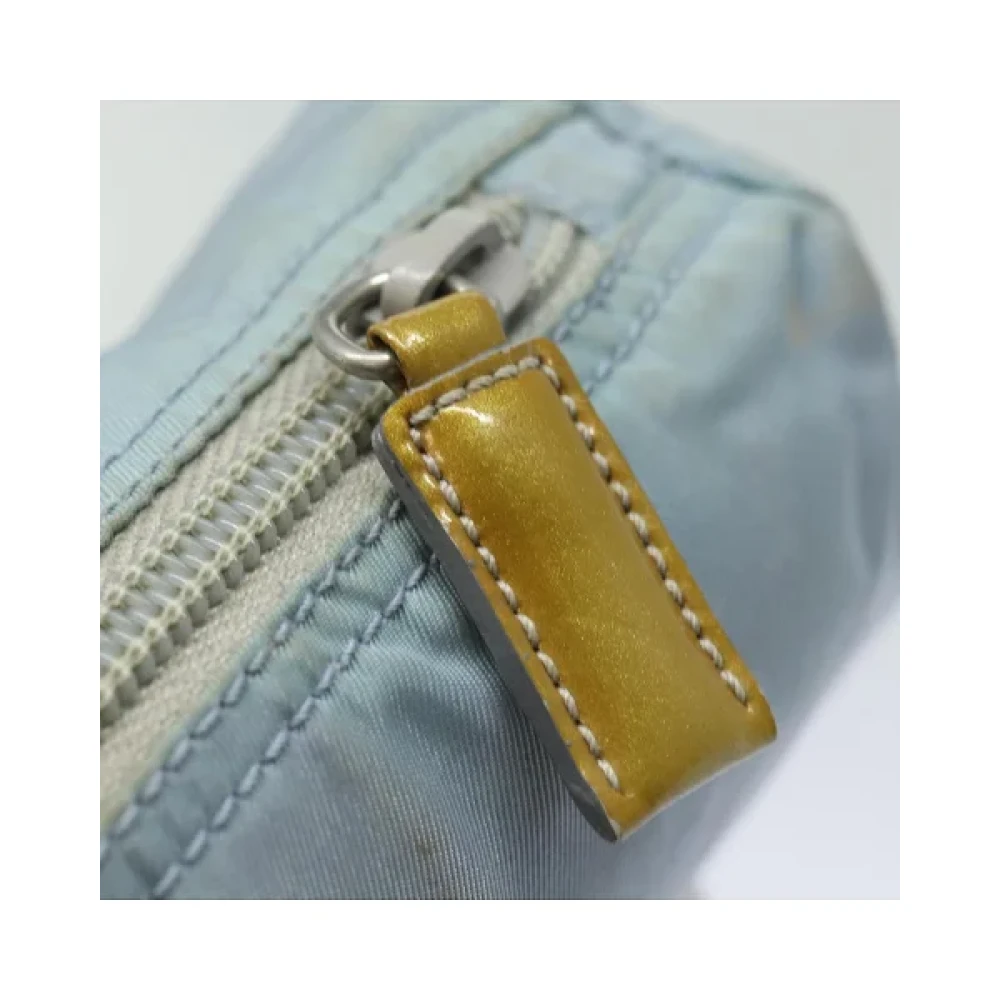 Prada Vintage Pre-owned Nylon prada-bags Blue Dames