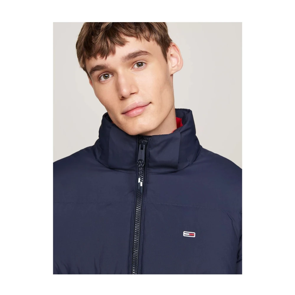 Tommy Jeans Natuurlijke Dons Essential Jas Blue Heren