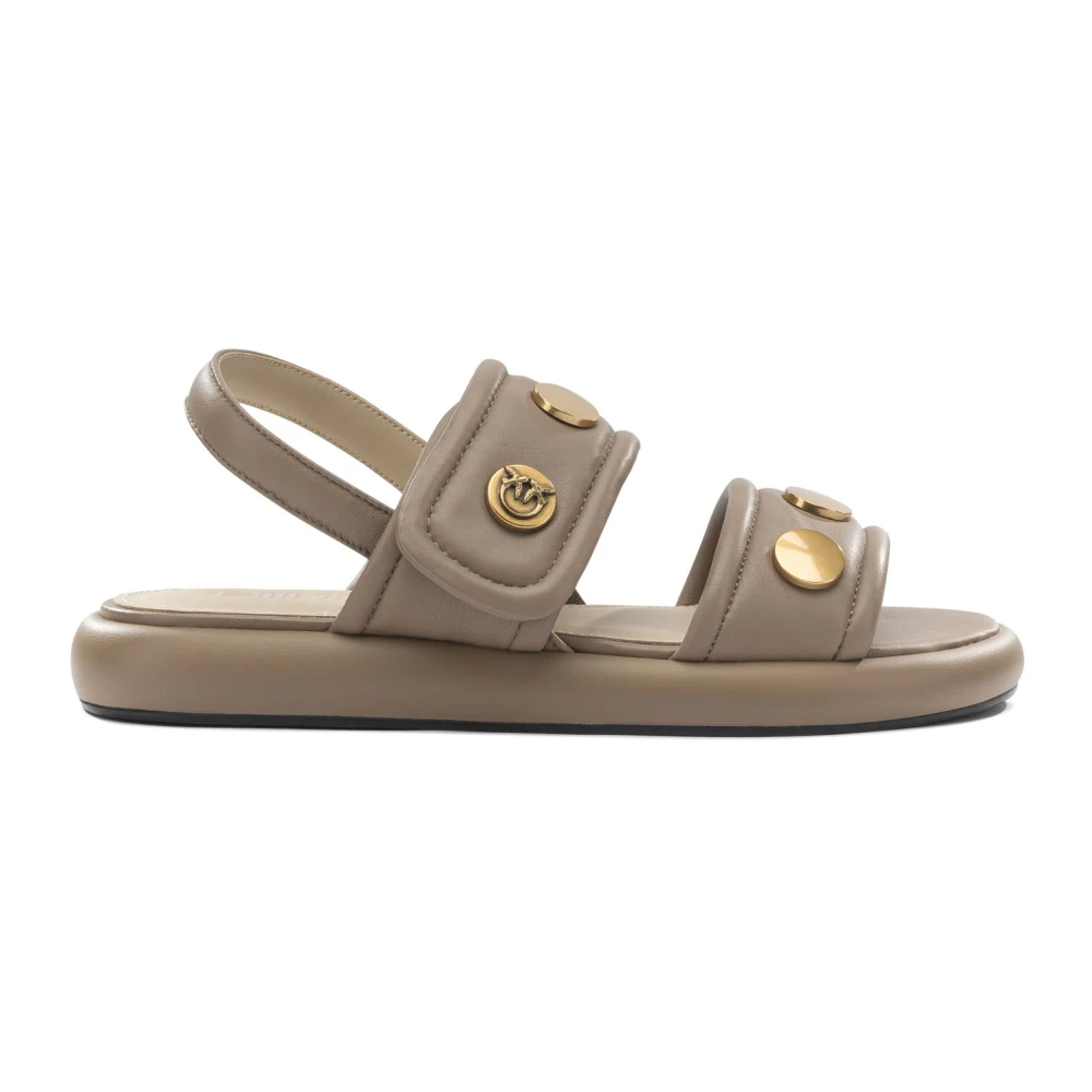 Pinko Women's Beige Flat Sandals - Flat Sandals - 6 Uk - Shoes