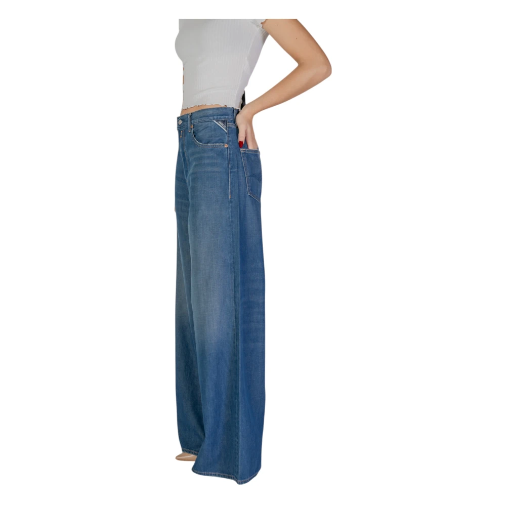 Replay Bootcut en Leg Boots Wide Jeans Blue Dames