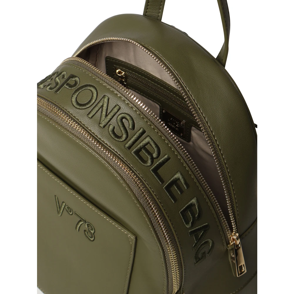 V73 Militair Groene Rugzak met Ritssluiting Green Dames