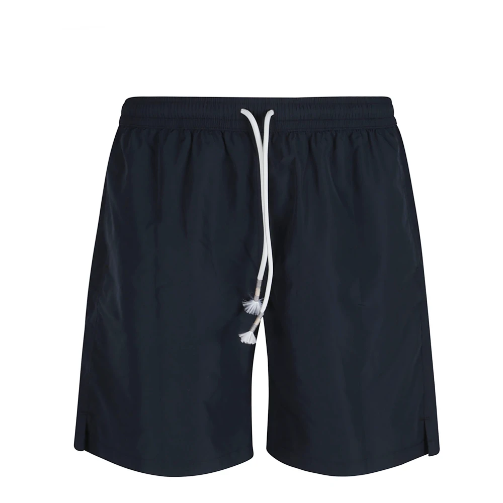 Eleventy Zwarte zwemkleding voor mannen Black Heren