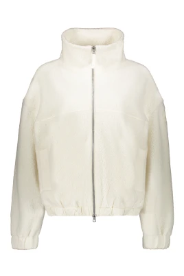 Central Zip Sweatshirt med Bouclédesign