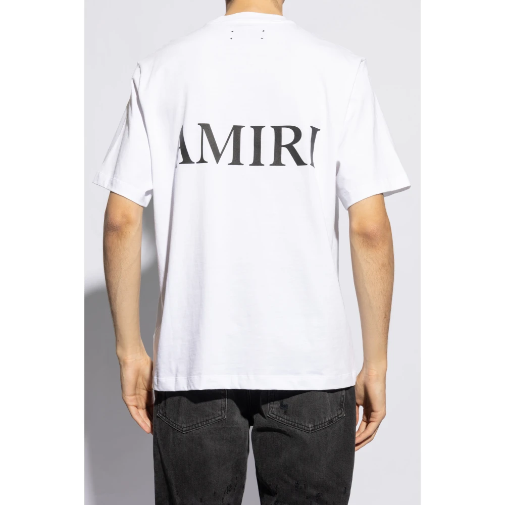 Amiri Bedrukt T-shirt White Heren