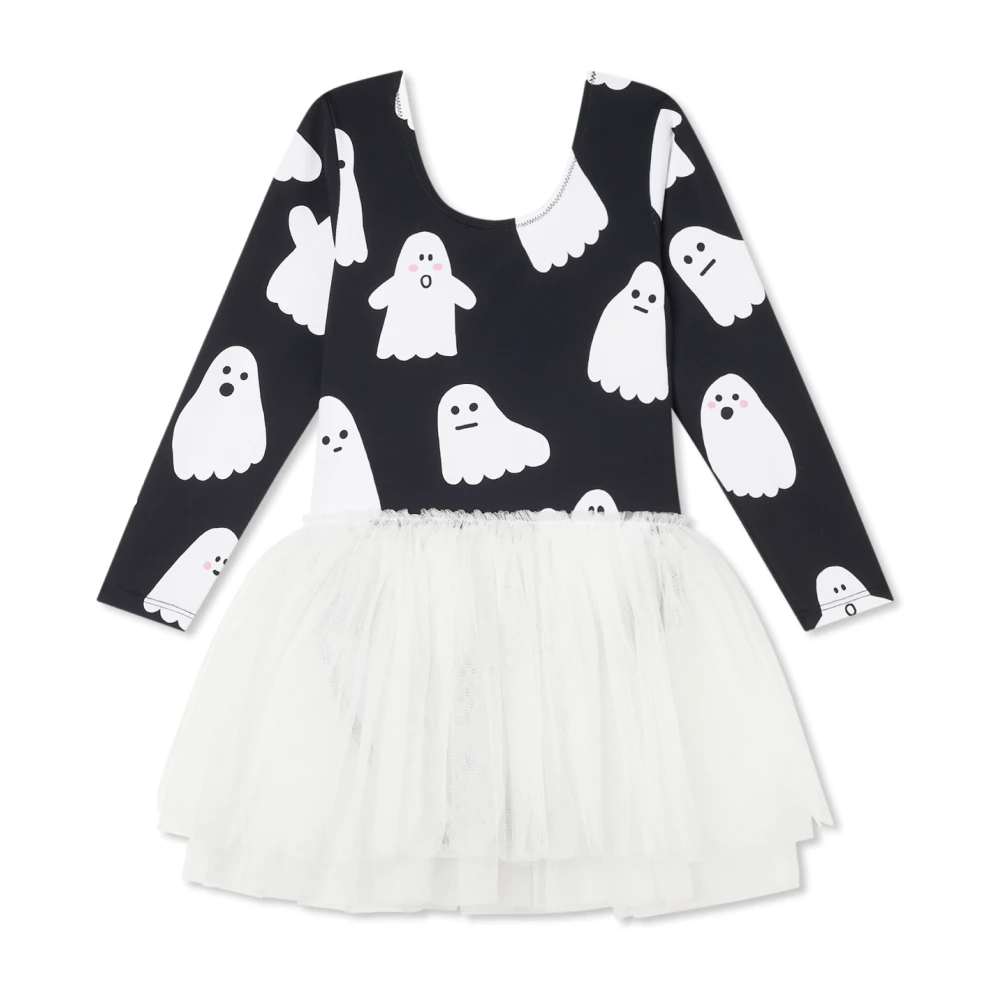 Stella Mccartney Dresses, Female, 2 Y, Tulle Dress With Print White