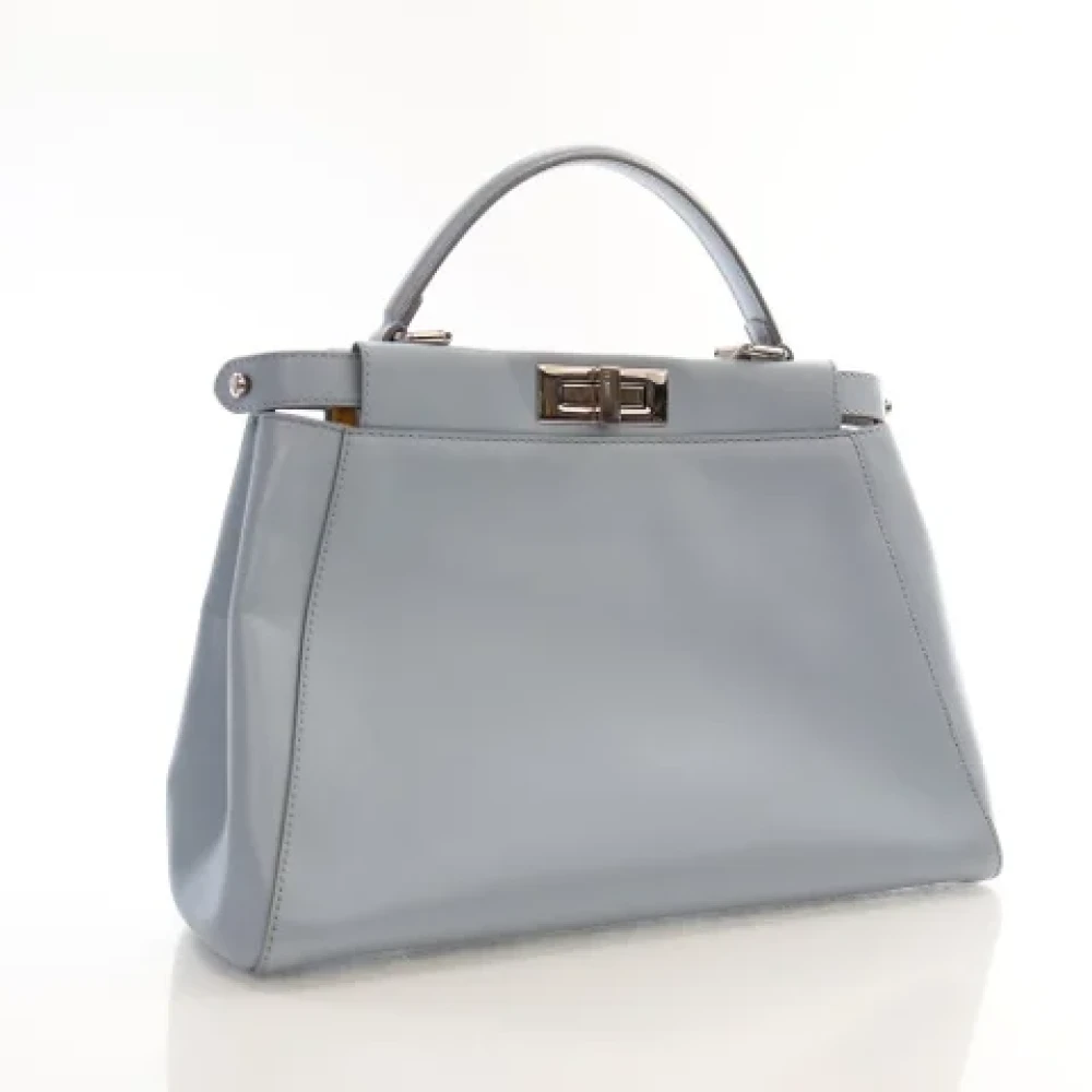 Fendi Vintage Pre-owned Leather fendi-bags Blue Dames