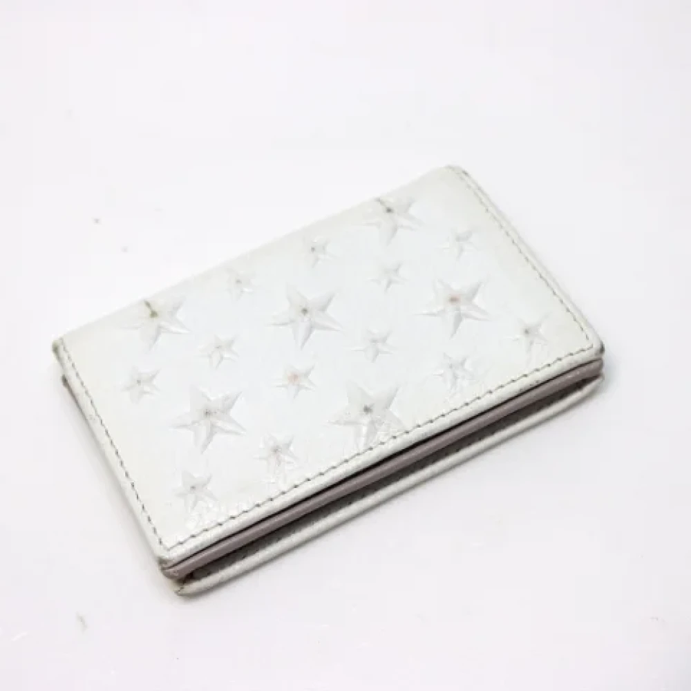 Jimmy Choo Pre-owned Leather home-office White Dames