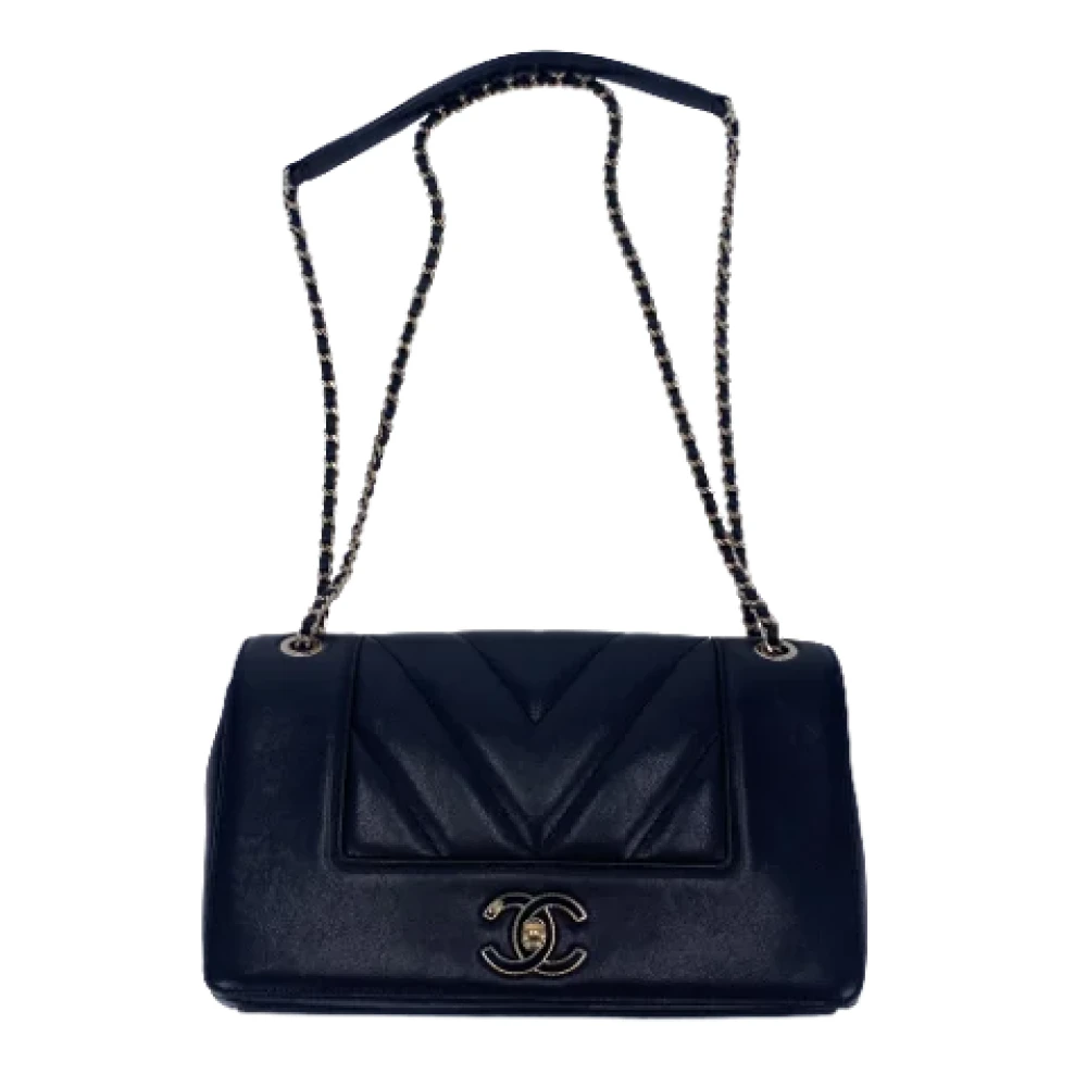Chanel Vintage Pre-owned Leather chanel-bags Black Dames
