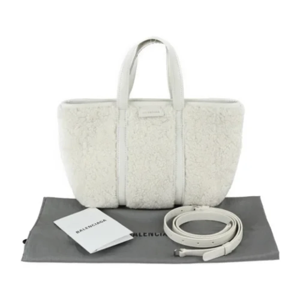 Balenciaga Vintage Pre-owned Leather handbags White Dames