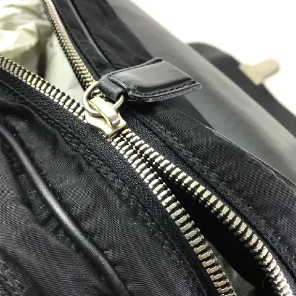 Prada Vintage Pre-owned Leather prada-bags Black Dames