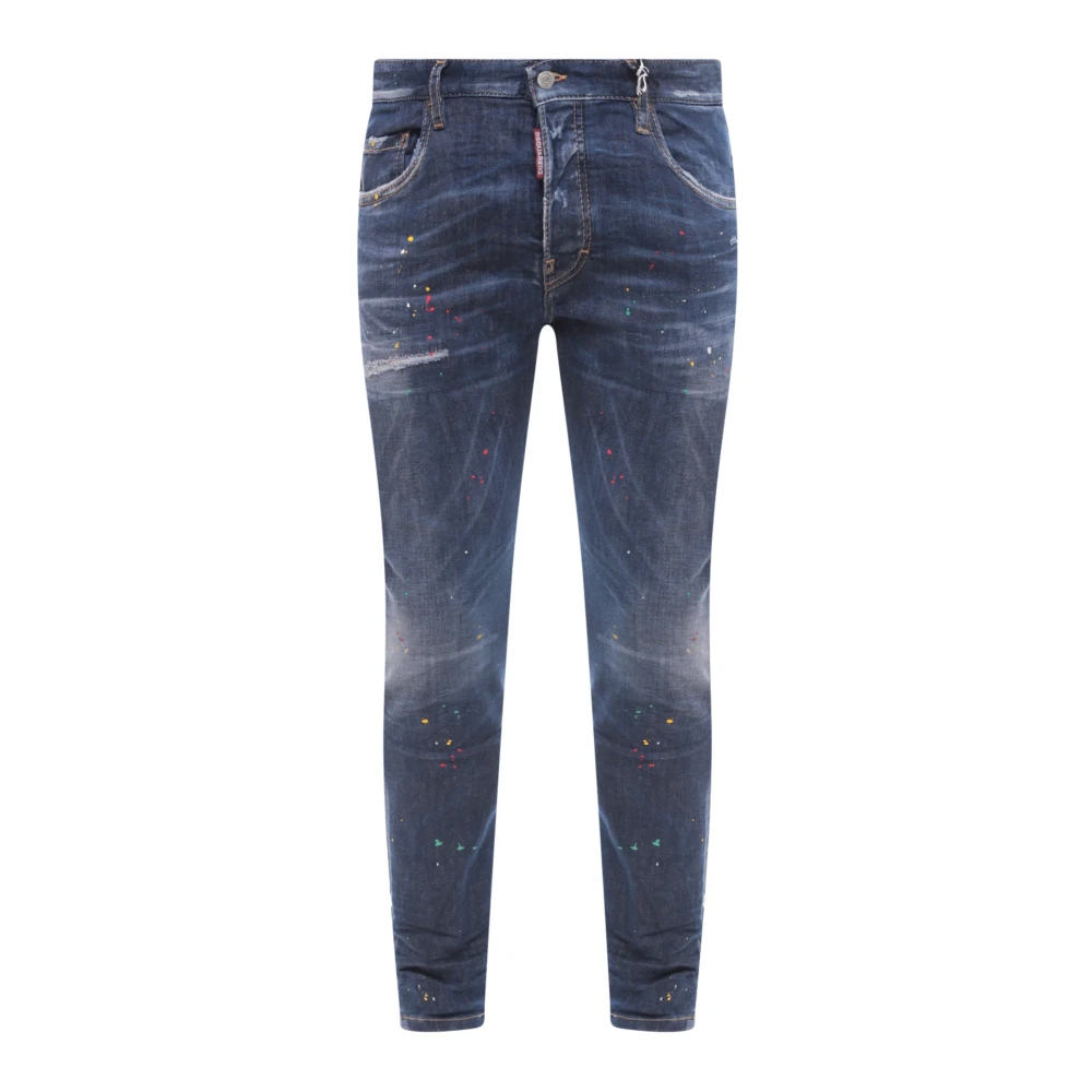 Dsquared2 Slim-fit Jeans van Stretchkatoen Blue Heren