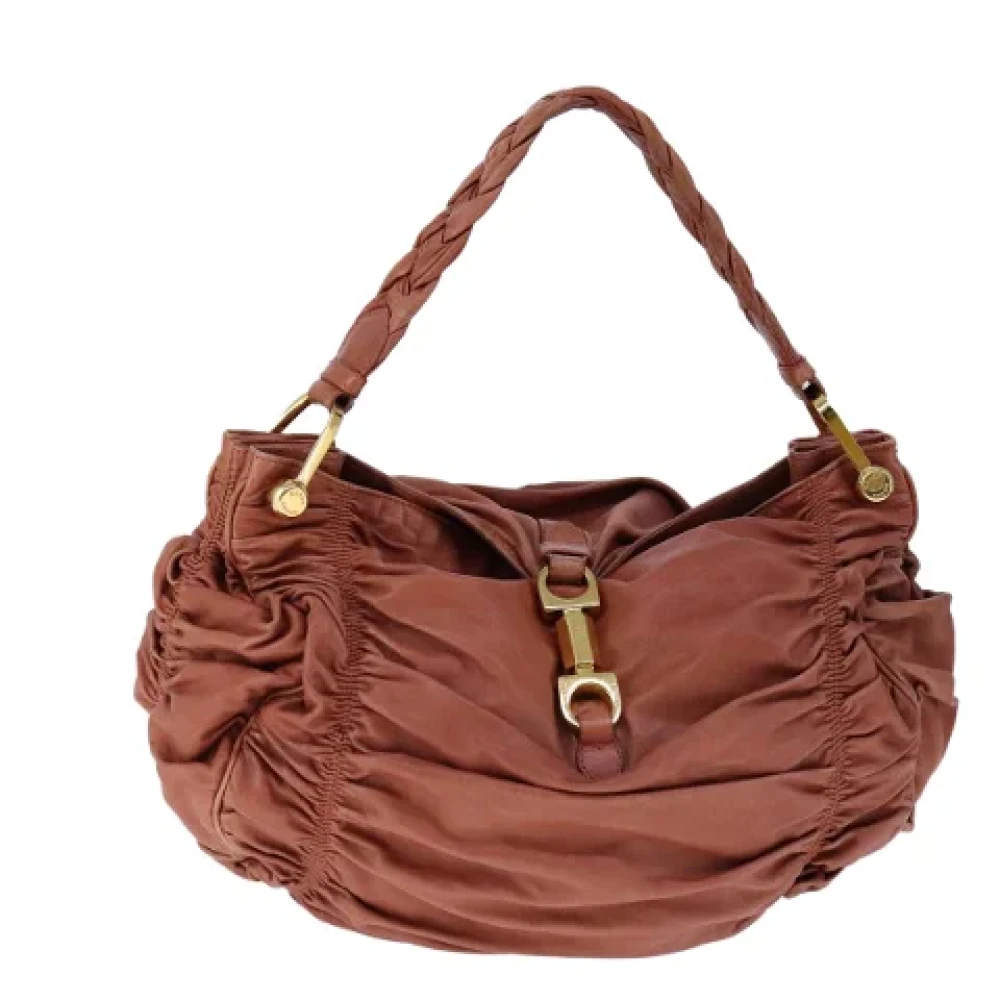 Bally Pre-owned Leather shoulder-bags Brown Dames