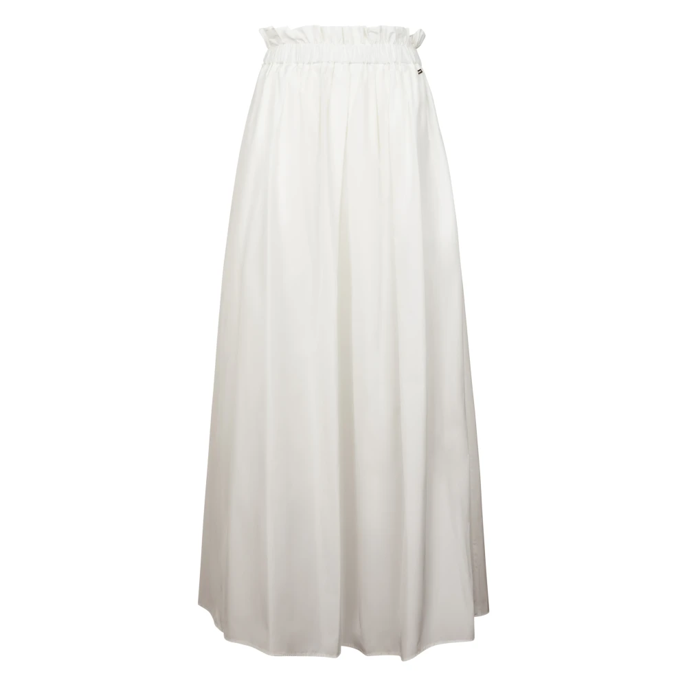 Herno Femme Blanc - Nouvelle Jupe En Taffetas Techno - Jupes - Taille: 42 Fr