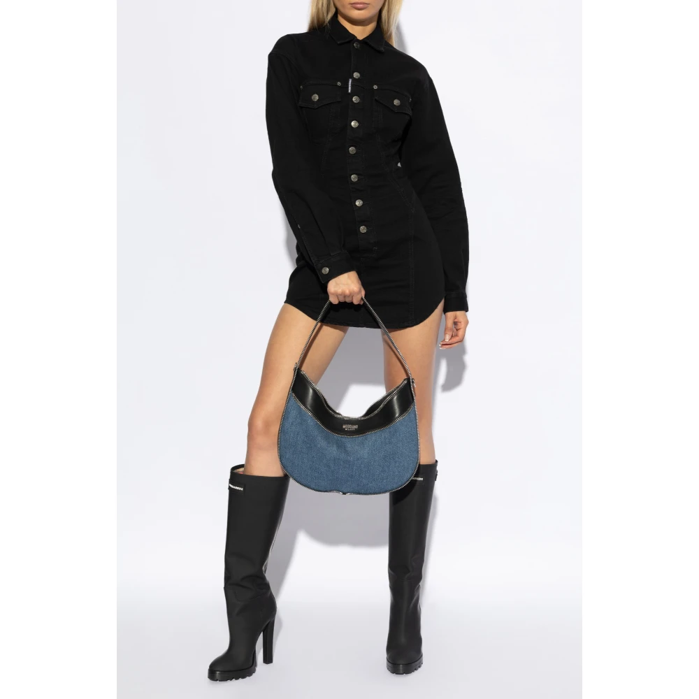Dsquared2 Denim jurk Black Dames
