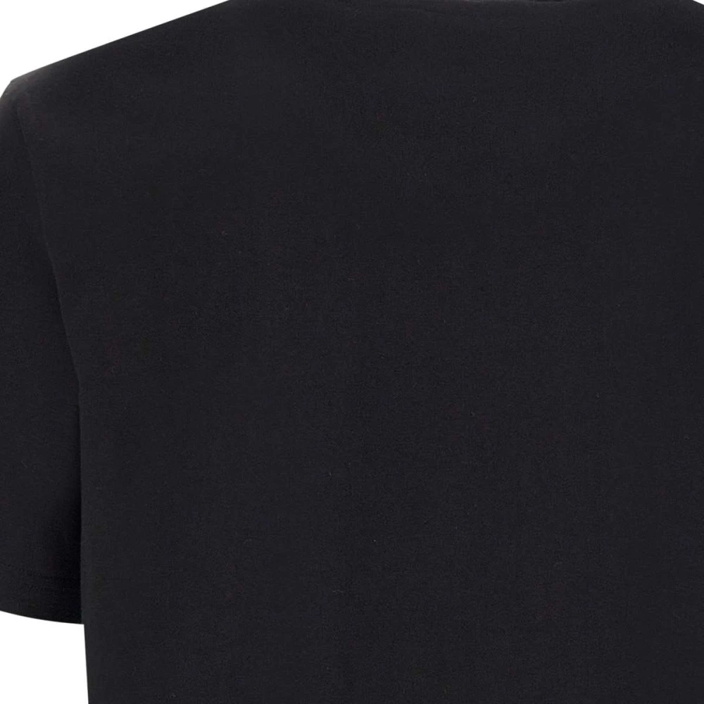 Iceberg Zwarte Katoenen T-shirt met Cartoon Graphics voor Heren Black Heren