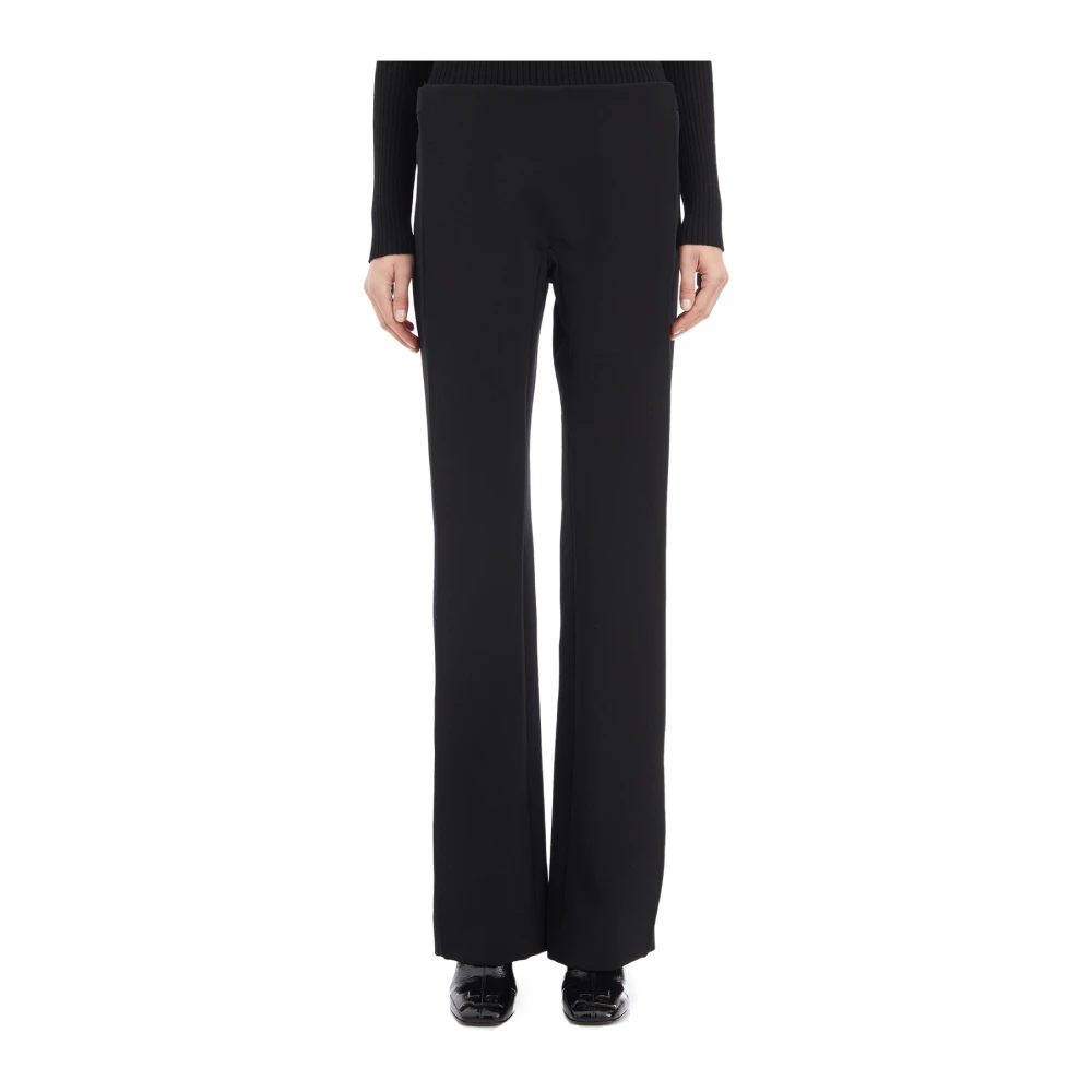 Courrèges Gedrapeerde illusie broek Black Dames