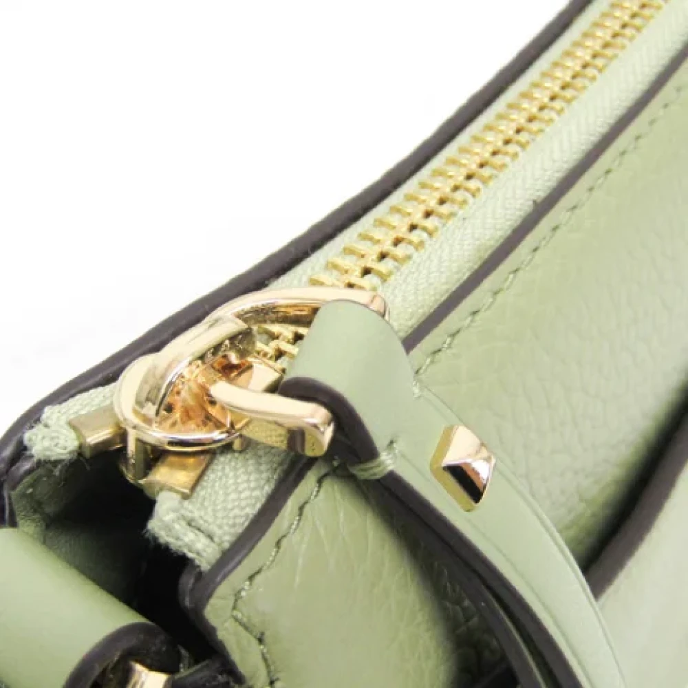 Michael Kors Pre-owned Leather shoulder-bags Green Dames