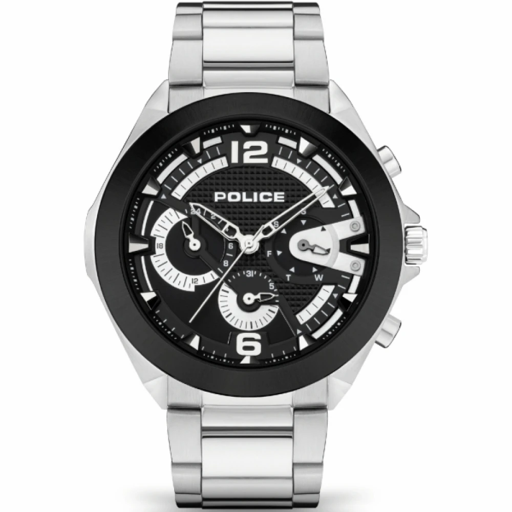 Police Stainless Steel Quartz Man Watch Gray, Herr