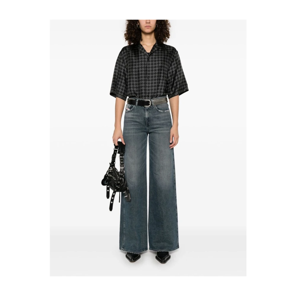 Diesel Blauw-Grijze Jeans met Klassieke Stijl Gray Dames