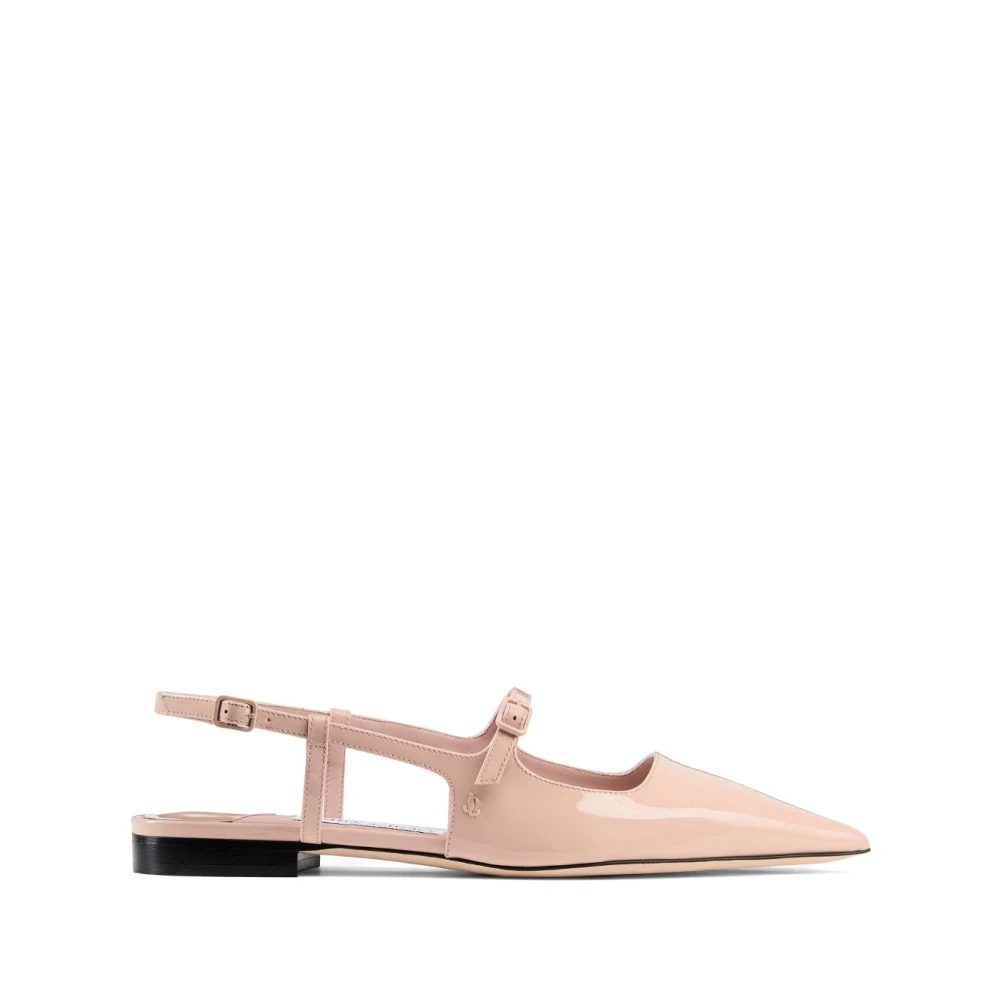 Jimmy Choo Zwarte Ballerina Schoenen voor Vrouwen Beige Dames