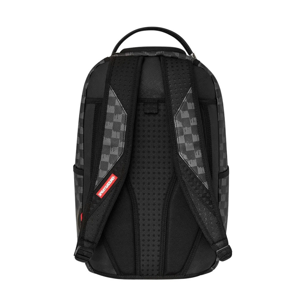 Sprayground Hangover Drip Check Rugzak Black Unisex