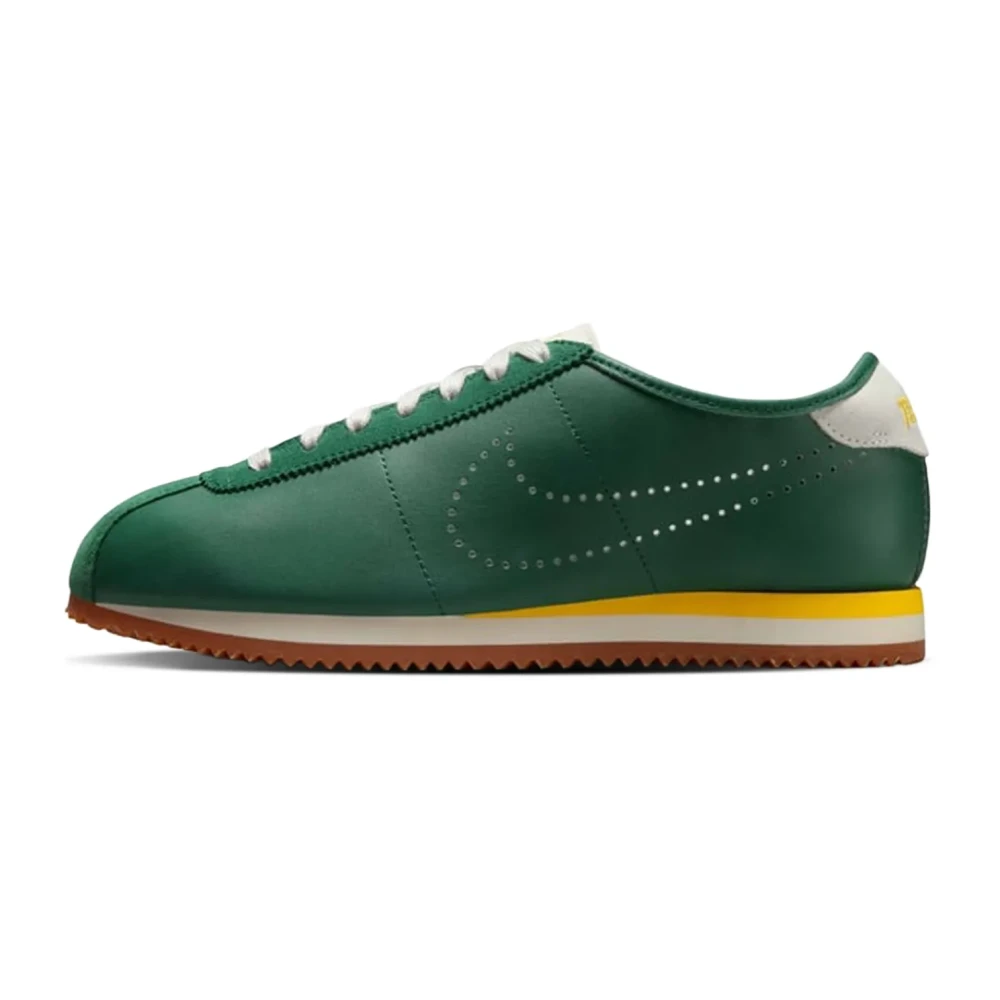 Nike Women's Green Cortez Leather - Trainers - 5 1/2 Uk - Sport