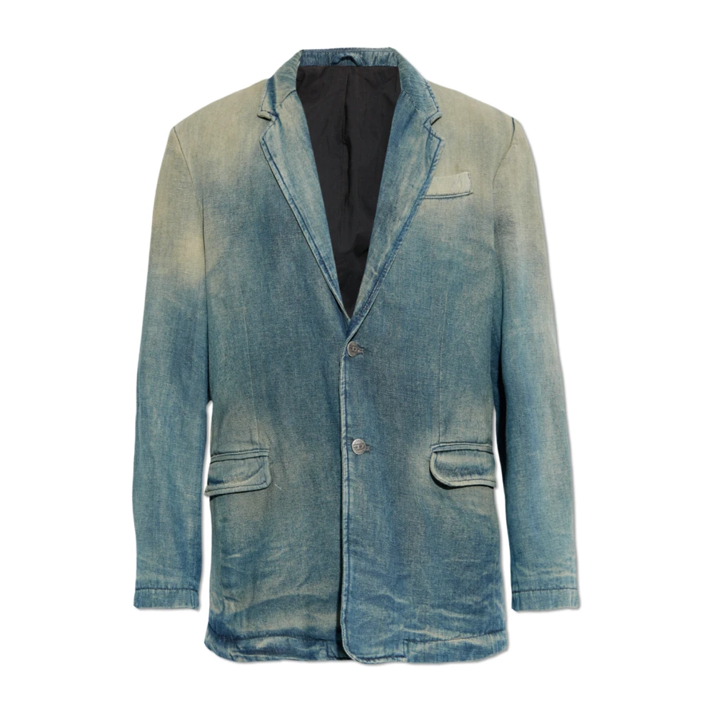 Diesel Unisex Blu Giacche, S, New,