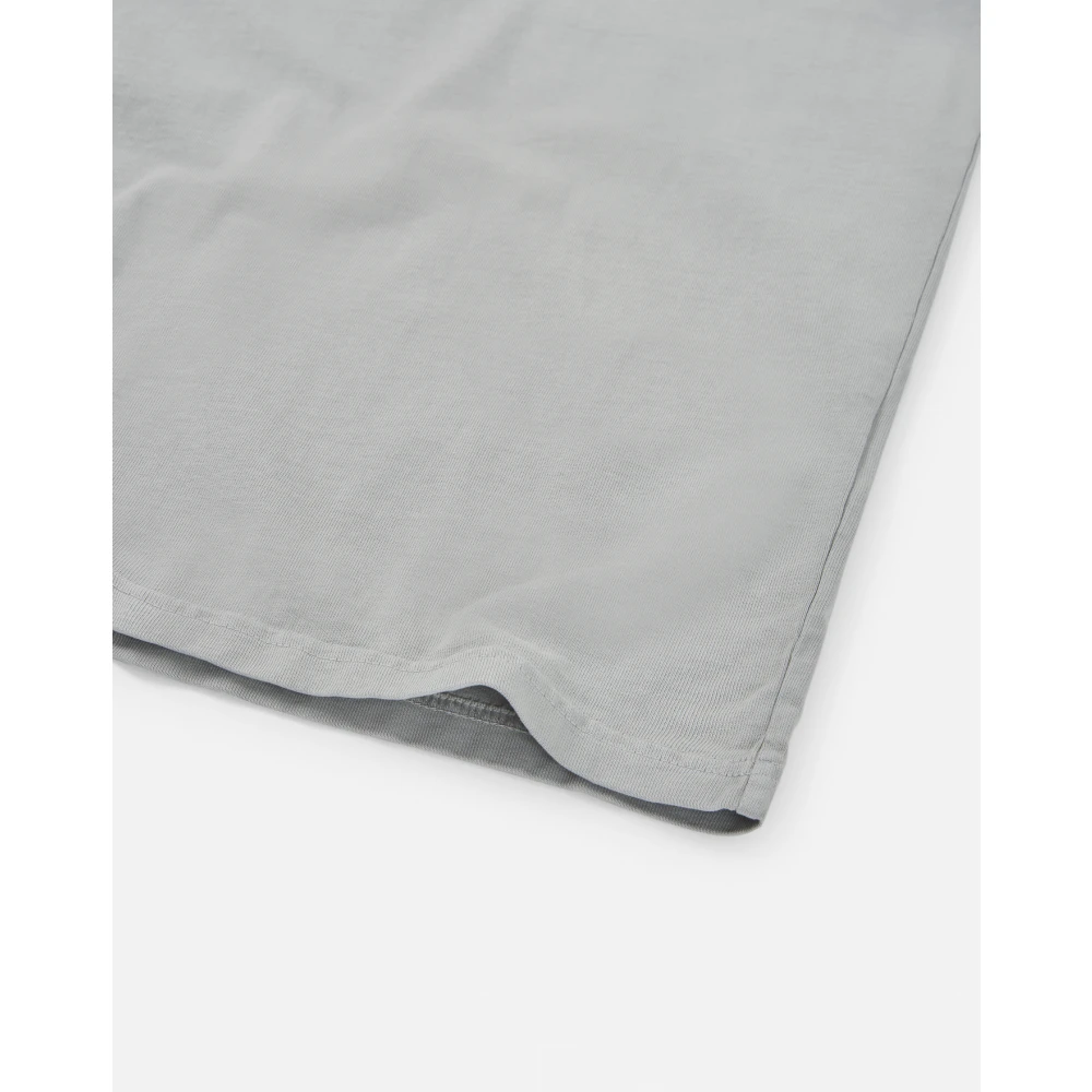 JW Anderson Grijze shirt met geborduurd logo Gray Heren