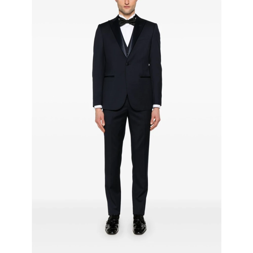 Corneliani Blauw pak voor mannen Blue Heren