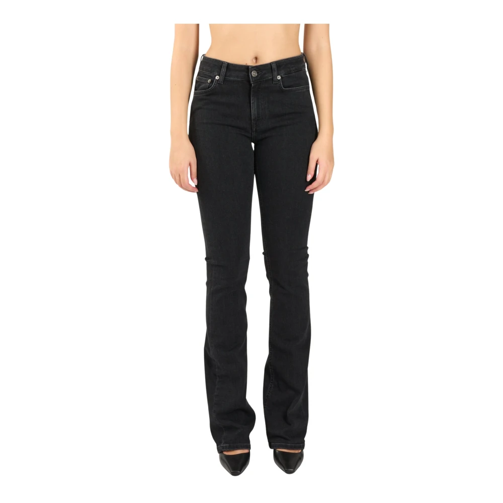 Dondup Nieuwe Lola Wide Leg Jeans Black Dames