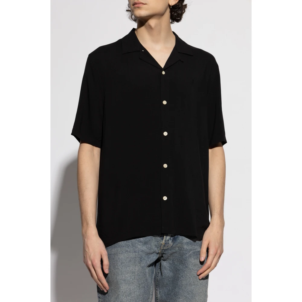 AllSaints Venice Shirt Black Heren