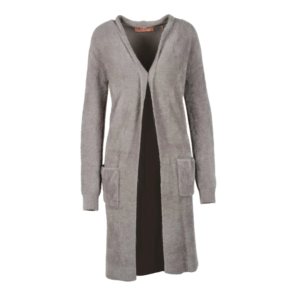 Rino&Pelle Gebreid Vest in 100% Polyamide Beige Dames