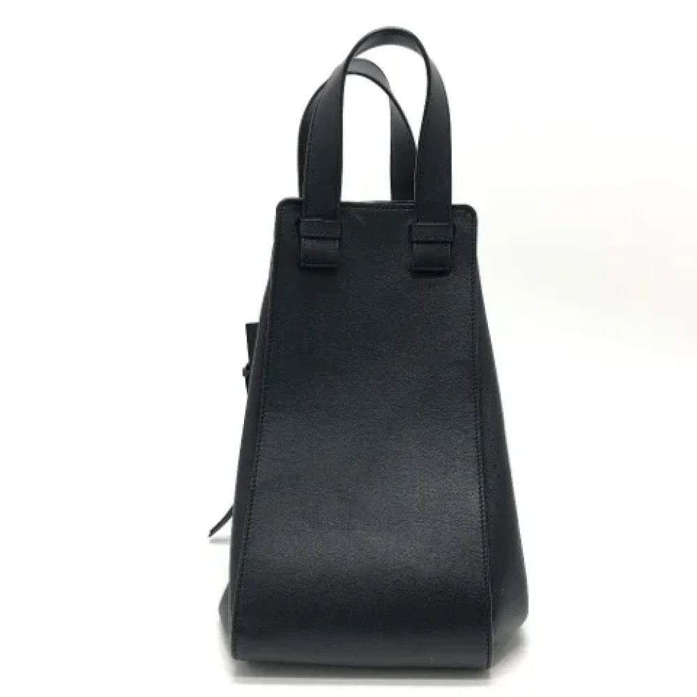 Loewe Pre-owned Leather handbags Black Dames