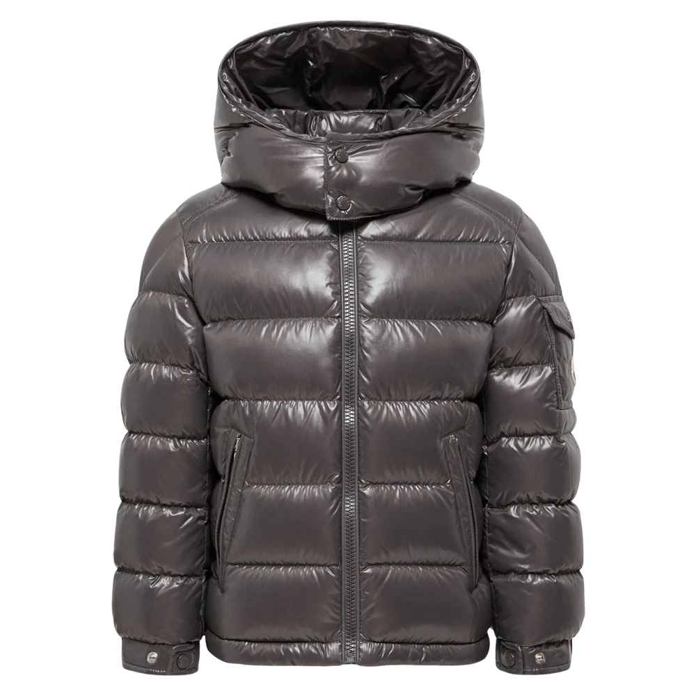 Moncler Unisex Kids Gray Winter Jackets, 4 Y, Grey Padded Maya Jacket For Kids