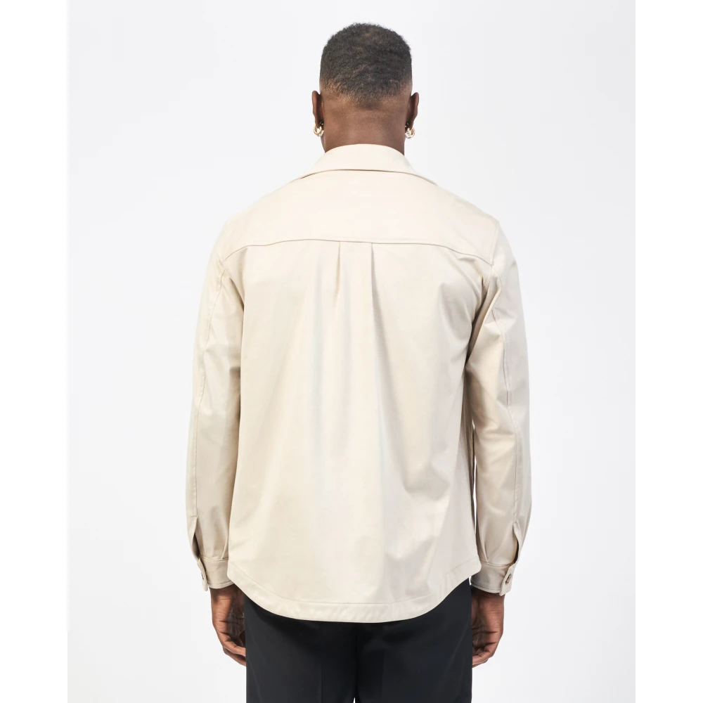 Hugo Boss Beige Overhemd met Relaxte Pasvorm Beige Heren